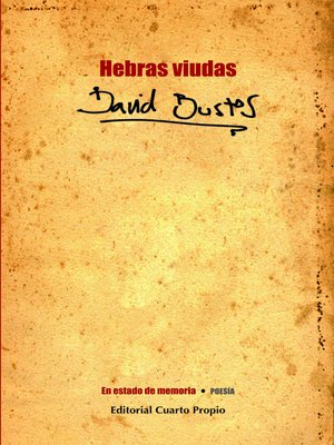 cover image of Hebras viudas